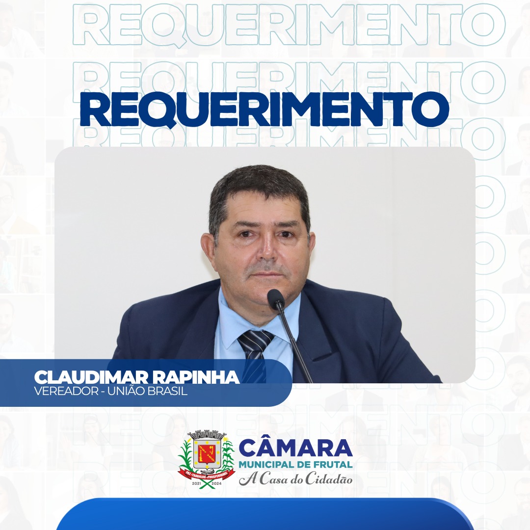 Câmara aprova requerimento de Rapinha que quer asfalto e energia elétrica em bairro de Aparecida de Minas