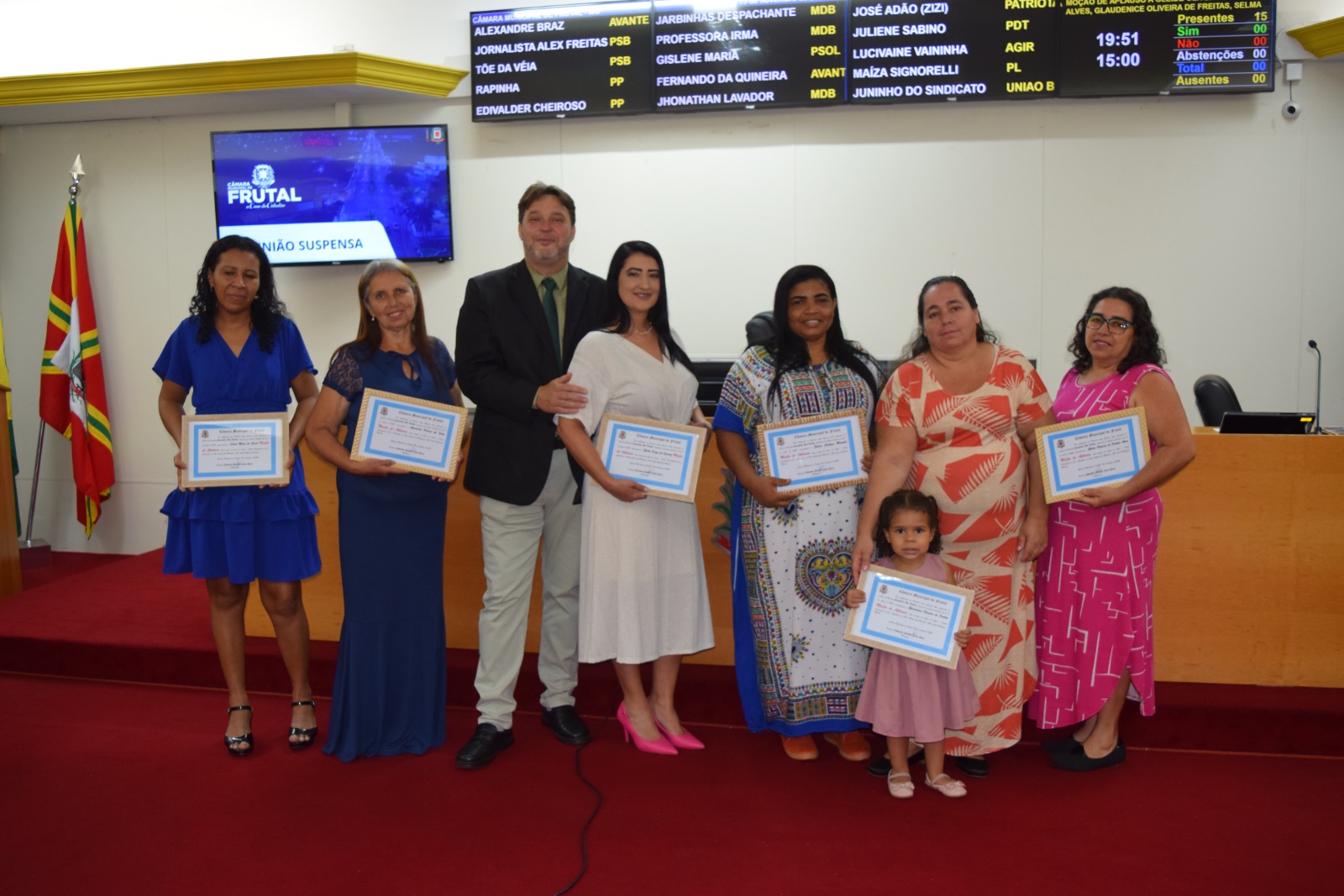 Câmara presta homenagem para integrantes da Casa da Sopa da Igreja Pentecostal da Fé e Libertação