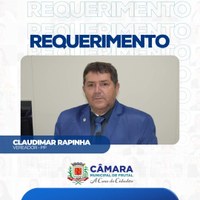 Em requerimento, Rapinha solicita informações sobre empresa que realiza a coleta de lixo 