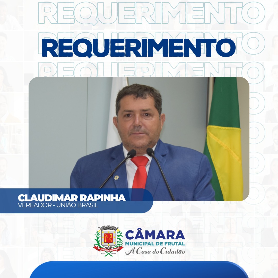 Aprovado requerimento de Rapinha que pede construção de sala de espera na entrada do HFG