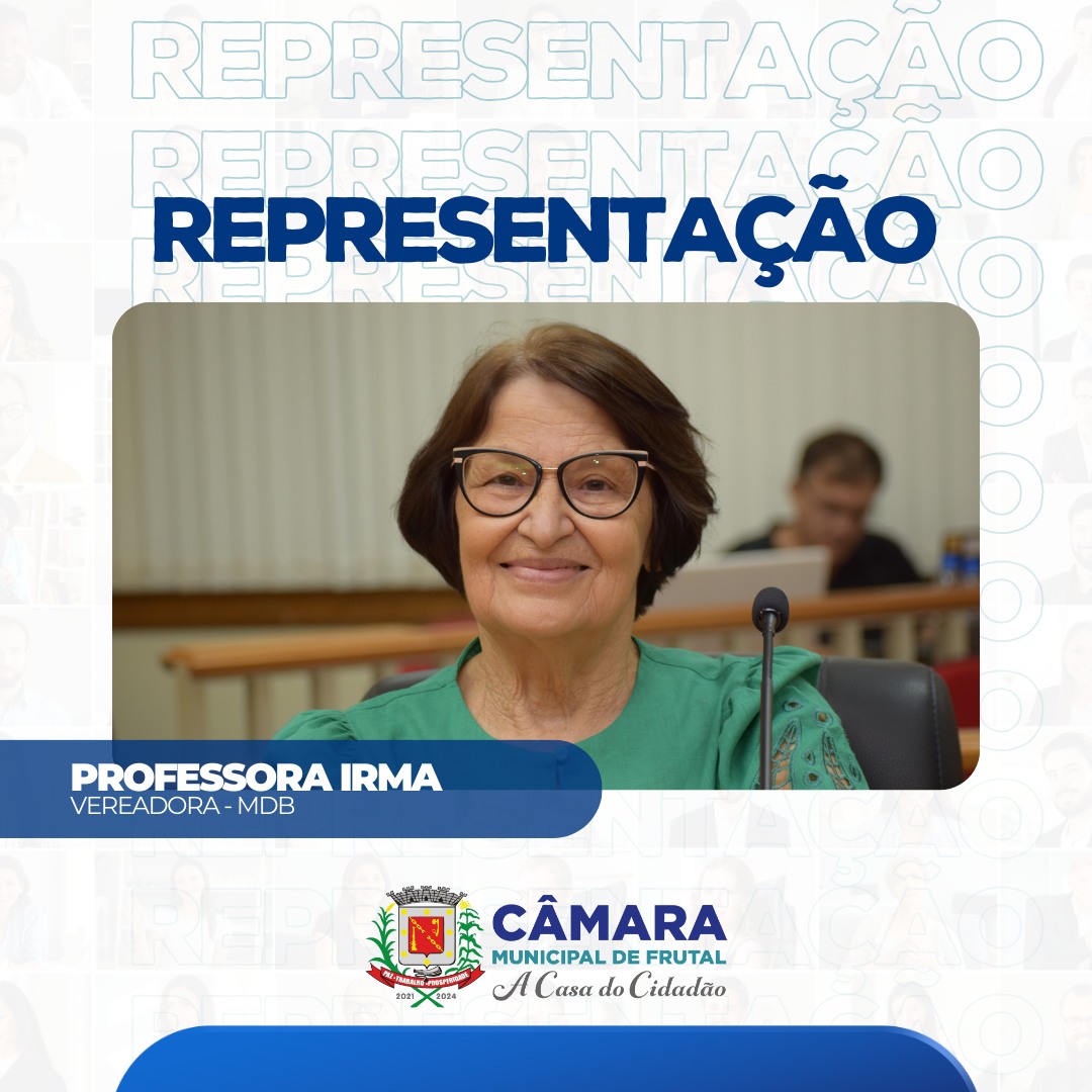 Professora Irma quer participação das escolas públicas no programa “Jovem Senador”