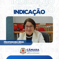 Professora Irma sugere criação de programa municipal “adote a saúde”