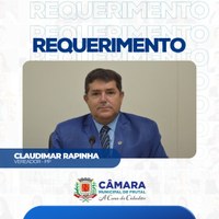 Requerimento de Rapinha questiona fornecimento de fraldas e cestas básicas para pessoas carente do município