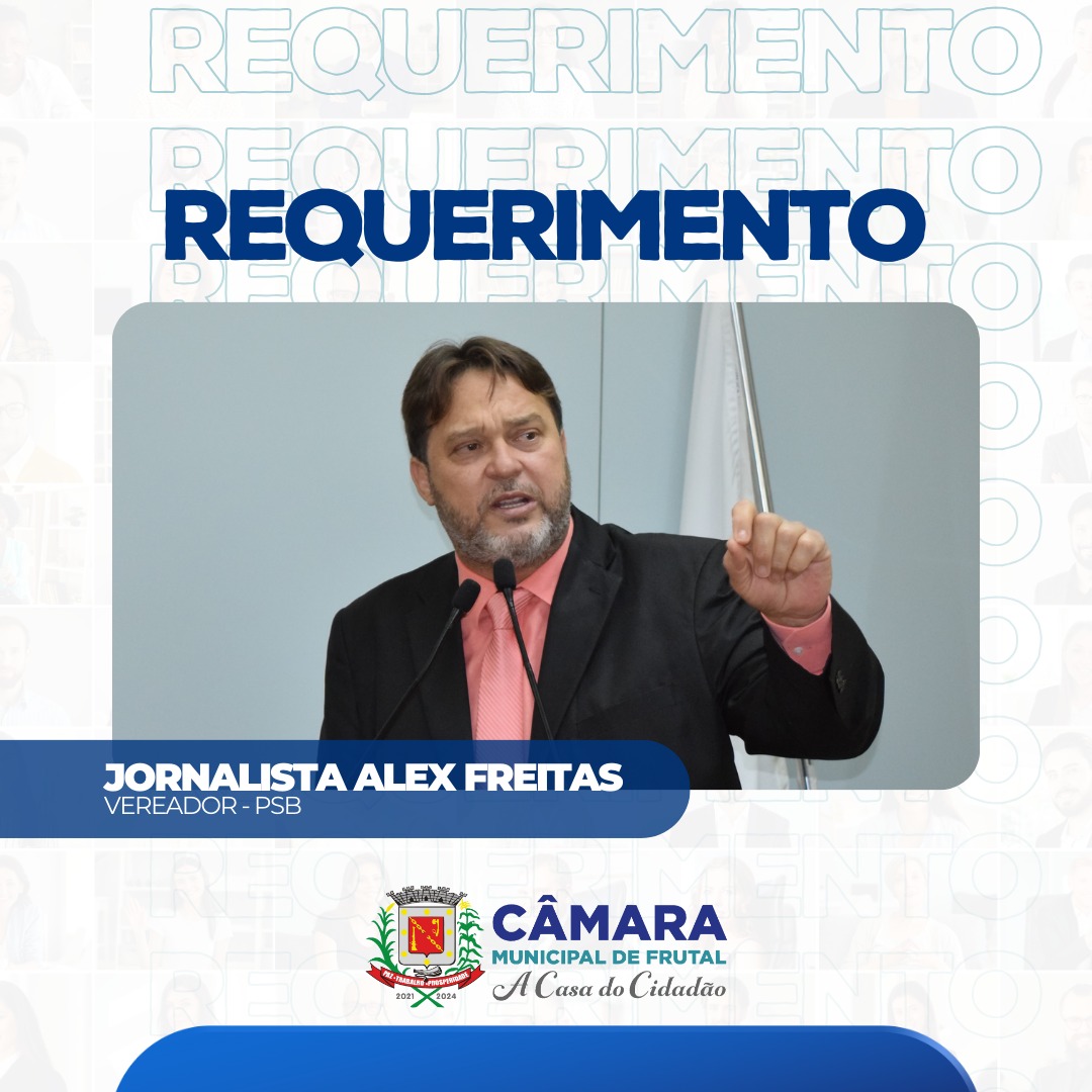 Vereador Alex Freitas requer informações sobre situação de invasão de terrenos no município