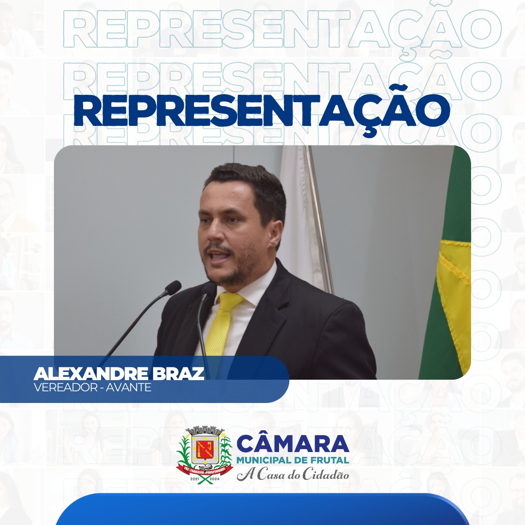 Vereador Alexandre Braz solicita ao deputado Raul Belém recursos para recape da MG 255 do Km 0 até a Cruzeta