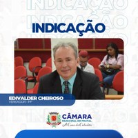 Vereador Edivalder Cheiroso pede cadastro do Município para obter unidade móvel de atendimento odontológico