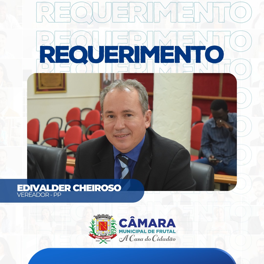 Vereador Edivalder questiona sobre serviço de limpeza em canteiros centrais e poda de árvores na cidade