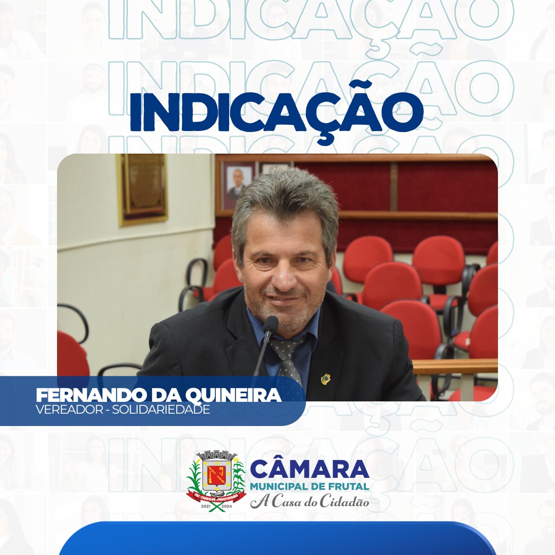 Vereador Fernando da Quineira cobra construção de abrigos para pessoas que aguardam transporte