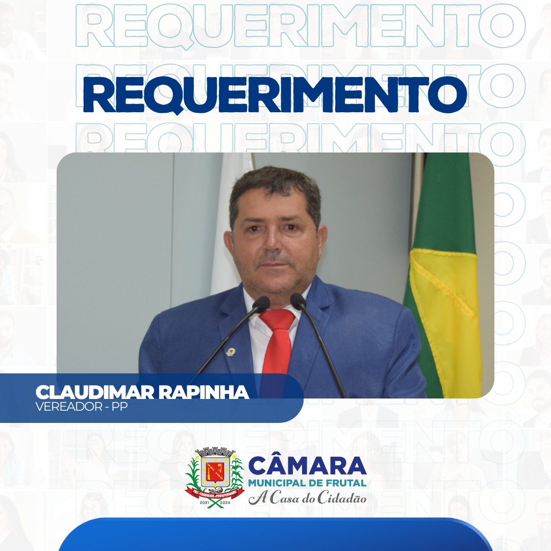 Vereador Rapinha busca informações sobre serviço de desentupimento de bueiros e conserto de grades