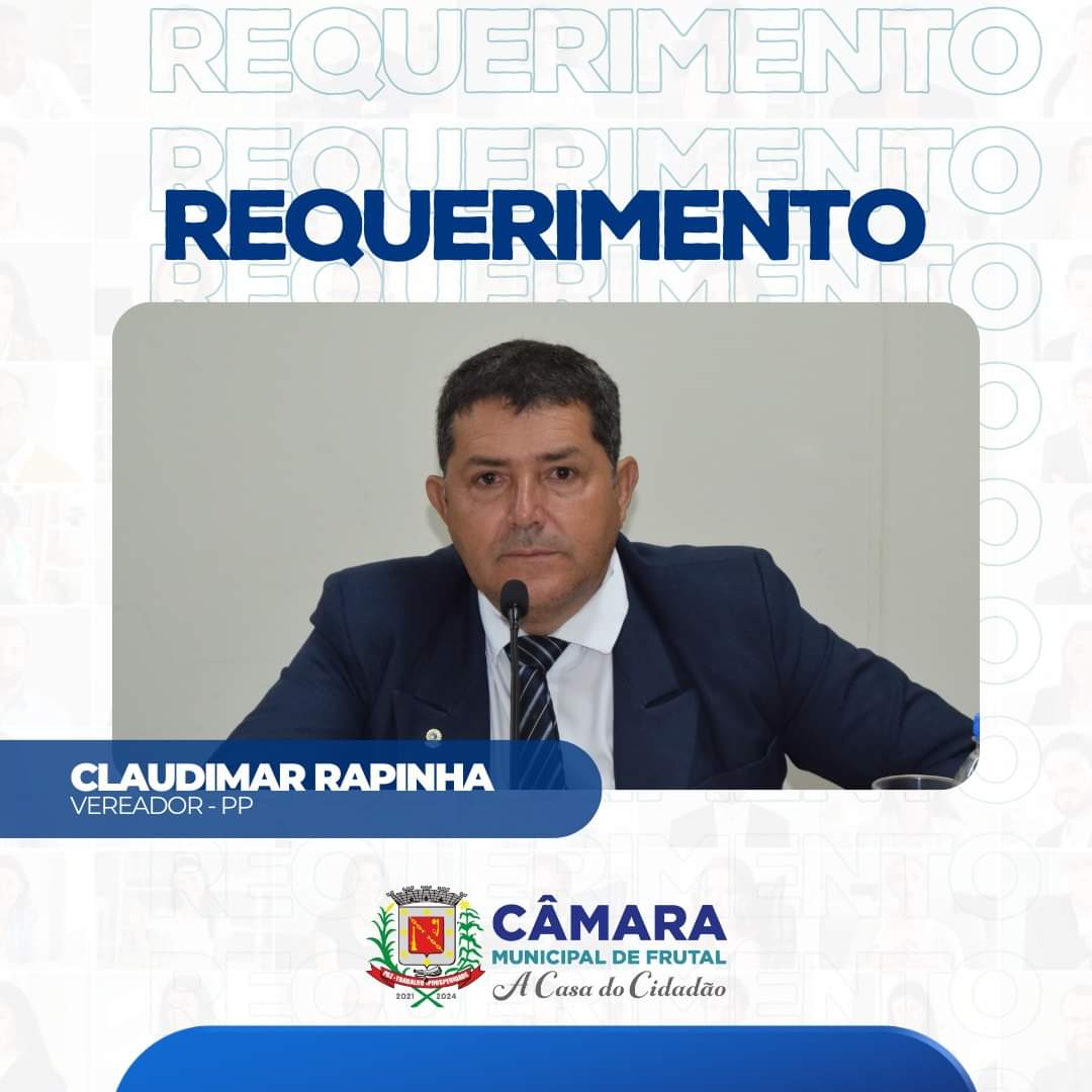 Vereador Rapinha requer informações sobre demora na realização de exames e cirurgias no Hospital Frei Gabriel