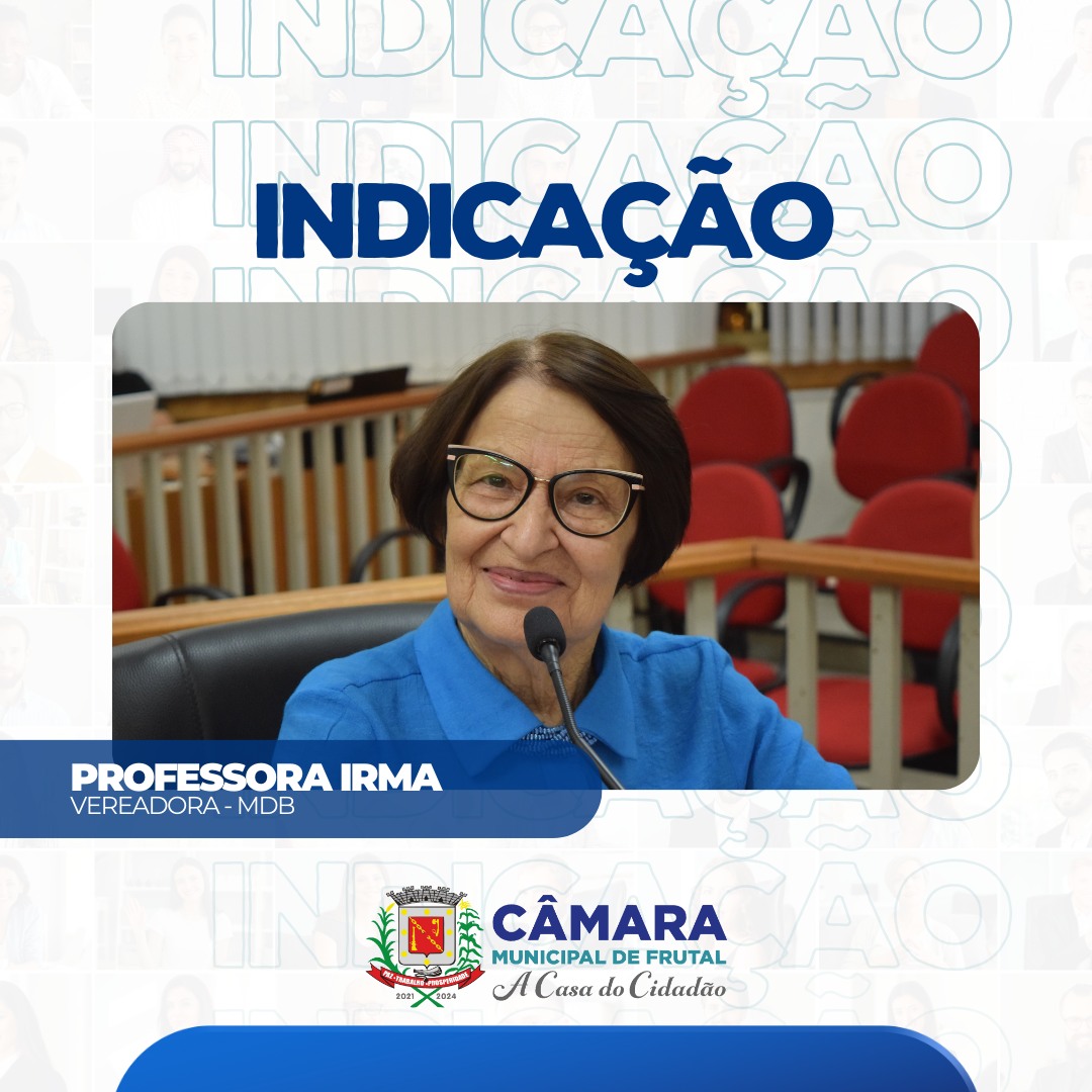 Vereadora Irma indica programa voltado para a saúde do homem durante o “Novembro Azul”